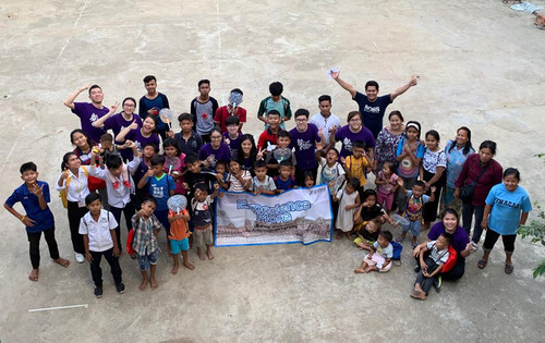 學院八位高級文憑學生參與「柬埔寨服務體驗計劃」，探訪當地孤兒院。